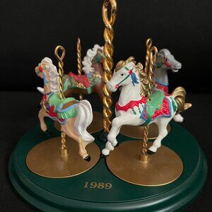 1989 Hallmark Carousel Horse Series